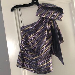 Zara top one shoulder brand new with tags